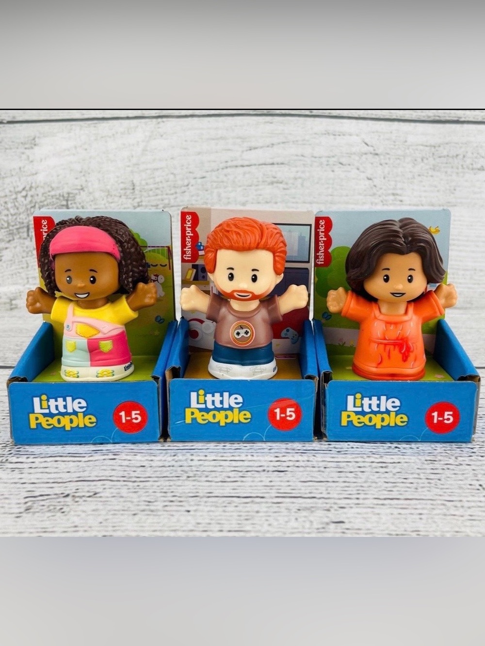 Fisher Price Little People Set of 3 Figures NEW